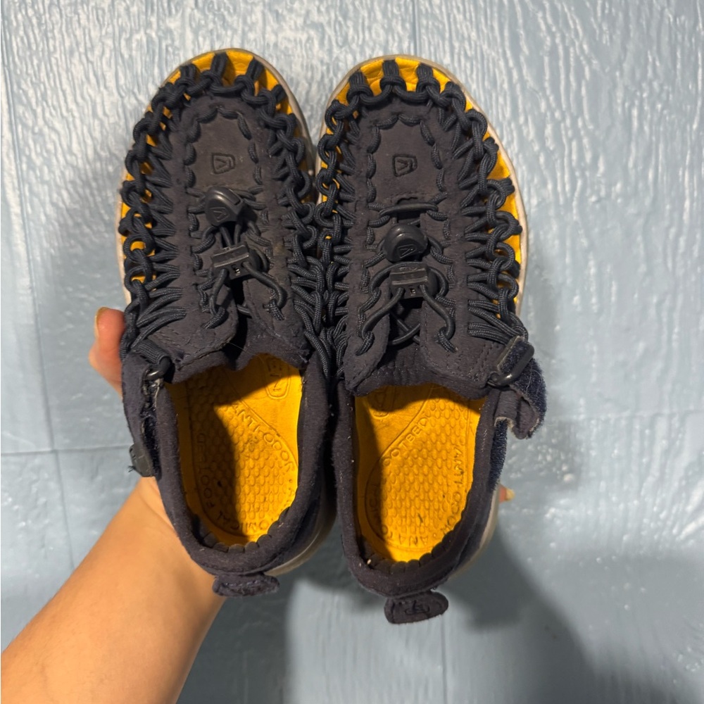Stylish Kids Shoes in Black and Yellow